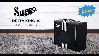 Delta King 10 Demo with Tony Bruno  Supro [upl. by Ahtiekahs]