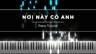 NƠI NÀY CÓ ANH  PIANO  SƠN TÙNG  MTP [upl. by Oile]