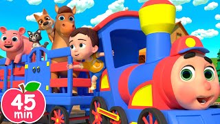 🚂🎶Train Choo Choo Song  Newborn Baby Songs amp Nursery Rhymes [upl. by Sobmalarah192]