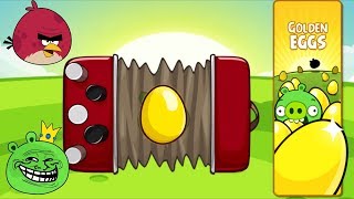 Angry Birds  SEQUENCER SOUND MUSIC GOLDEN EGG 5 LEVELS [upl. by Tekla]