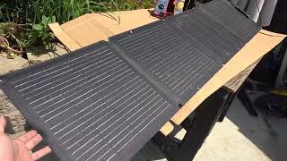 Review Ecoflow 110W foldable solar panel [upl. by Moberg]