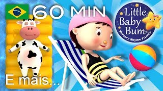 Canção Vamos Nadar  E muitas mais Canções de Ninar  LittleBabyBum [upl. by Ailen]