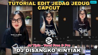 Tutorial Edit Jedag Jedug Capcut DJ DISANGKO RINTIAK [upl. by Ahsilet262]