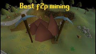 OSRS Best f2p mining guide Fastest xpmoney and xp [upl. by Rist797]