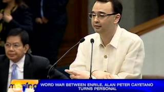 Enrile vs Cayetano word war [upl. by Akimihs451]