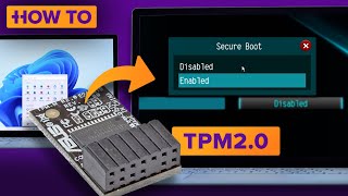 How to enable TPM 20 and Secure Boot for Windows 11 [upl. by Uzzia]