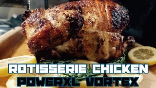 Air Fryer Rotisserie Chicken  Powerxl Air Fryer  Air Fryer Recipes [upl. by Rengaw]