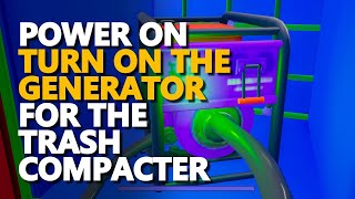 Turn On the Generator for the Trash Compactor FNAF Power On [upl. by Anaehr]