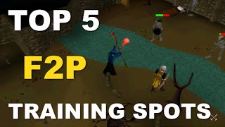 Oldschool Runescape Top 5 Best F2P Training Spots [upl. by Nawak]