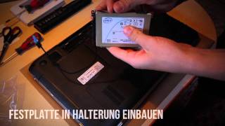 HP Pavilion dv7 2 Festplatte einbauen [upl. by Kiona604]