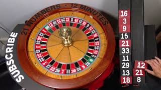 American Roulette 21 Numbers in 12 Minutes [upl. by Malvina]