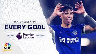 Every Premier League goal from Matchweek 14 202324  NBC Sports [upl. by Kiefer83]