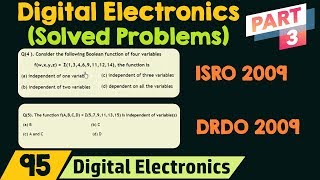 Digital Electronics Previous Year Solution of DRDO amp ISRO Part 3 [upl. by Nivrae856]