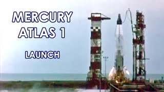 MERCURYATLAS 1  Launch 19600729 HD source [upl. by Sinegold]