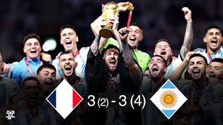 ARGENTINA CAMPEONA DEL MUNDO EN QATAR 2022  ARGENTINA 3 4 FRANCIA 3 2  RESUMEN  GOLES [upl. by Schoenfelder]