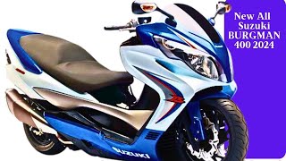 All New Suzuki BURGMAN 400 2024 Equipped with Traction Control System [upl. by Lonergan]