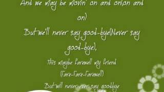 Never Say GoodBye by Marques Houston Lyrics [upl. by Yahsan856]