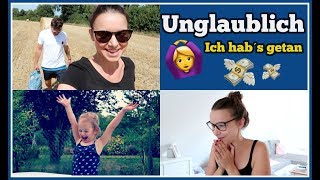 Der süßeste TAUSCH ever  ES STEHT  Ich hab’s getan  GELD gespart 🤗 FamilyVlog 220 P [upl. by Rinee]