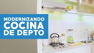 ¿Cómo modernizar una cocina de departamento [upl. by Roee]