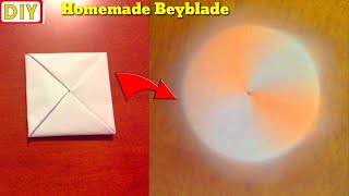 How to make paper Beyblade at homeeasy trick to make paper Beybladespinning toppaper toysdiy [upl. by Osicran560]