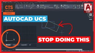 AutoCAD UCS  How to rotate your drawing and everything else you need to know 2D [upl. by Wiggins]