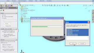 Tutorial Solidworks italiano creazione tabella dati [upl. by Niwroc]