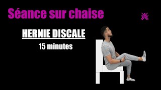 Hernie discale  exercices sur chaise pour vous soulager séance guidée [upl. by Tony]