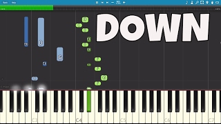 Marian Hill  Down  Piano Tutorial Apple AirPods Song [upl. by Elbam]