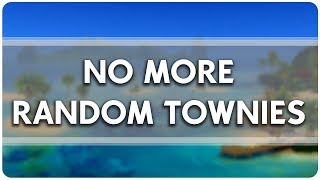 SAY NO TO RANDOM TOWNIES  NPC Control Mod The Sims 4 [upl. by Sitruk914]