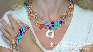 HOW to CROCHET with BEADS  DIY Tutorial to Make Beaded Necklace Bracelet Jewelry [upl. by Attelocin]