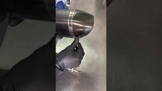 How to remove DB killer on akrapovic exhaust [upl. by Notlad812]