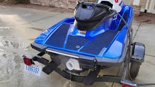 2019 Yamaha Waverunner EX Deluxe Fully Loaded4stroke at 7600RPM with 105hp at 53 Mph [upl. by Nosyla]