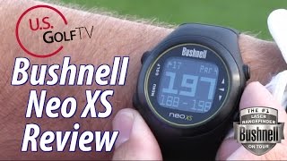 Golf Pro Review Bushnell Neo XS GPS Rangefinder Watch [upl. by Snah]