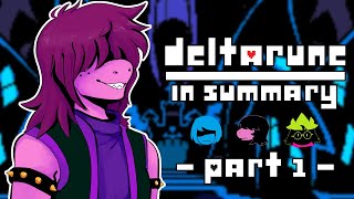 DELTARUNE  In Summary Chapter 1  Part 1 [upl. by Icak]