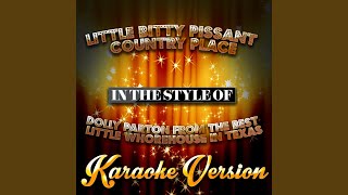 Little Bitty Pissant Country Place In the Style of Dolly Parton from the Best Little [upl. by Nahguav736]