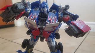 optimus prime vs megatron 2007 movie fight scene stop motion [upl. by Gavin382]