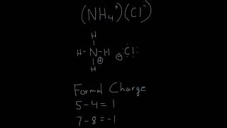 Lewis Structure NH4Cl [upl. by Jacobah]