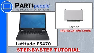 Dell Latitude E5470 P62G001 Screen HowTo Video Tutorial [upl. by Carey931]