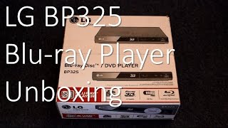 LG BP325 3D Slim Compact Smart Bluray Player  Unboxing review [upl. by Eleanore]