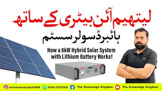 How a 6kW Hybrid Solar System with Lithium Battery Works [upl. by Dunlavy556]