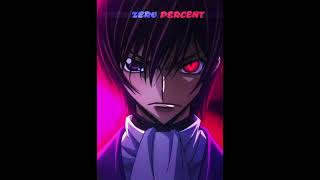 Lelouch ZERO 🐐  Edit [upl. by Cima]