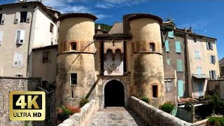 Entrevaux et sa citadelle Alpes de haute Provence [upl. by Cordie]