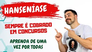 HANSENÍASE  Não pode ficar de fora de ESTUDO PARA CONCURSOS não erre mais [upl. by Georgie754]