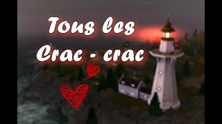 Tous les Craccrac dans Les Sims 4 [upl. by Idner]