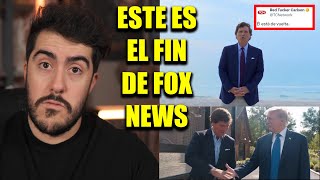 Le llego la hora a Fox News y CNN luego del EPICO anuncio de Tucker Carlson [upl. by Linda]