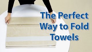 Gain Shelving Space w this Towel Folding Trick Closet Organizing 101 [upl. by Humfried]