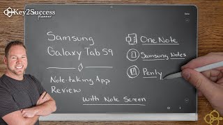 Samsung Tab S9 Review for Notetaking Apps  S Pen and NotePaper Screen [upl. by Vittorio]