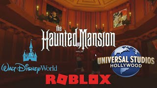 Exploring ROBLOX Theme Parks for the First Time Universal ROBLOX and Walt Disney World [upl. by Yelda9]