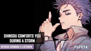 Shinsou Comforts You During A Storm ASMR  Hitoshi Shinsou x Listener Rain Thunder [upl. by Nohsid]