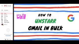 How To Unstar Remove Star in Gmail Email  2018 LAYOUT [upl. by Melvin569]